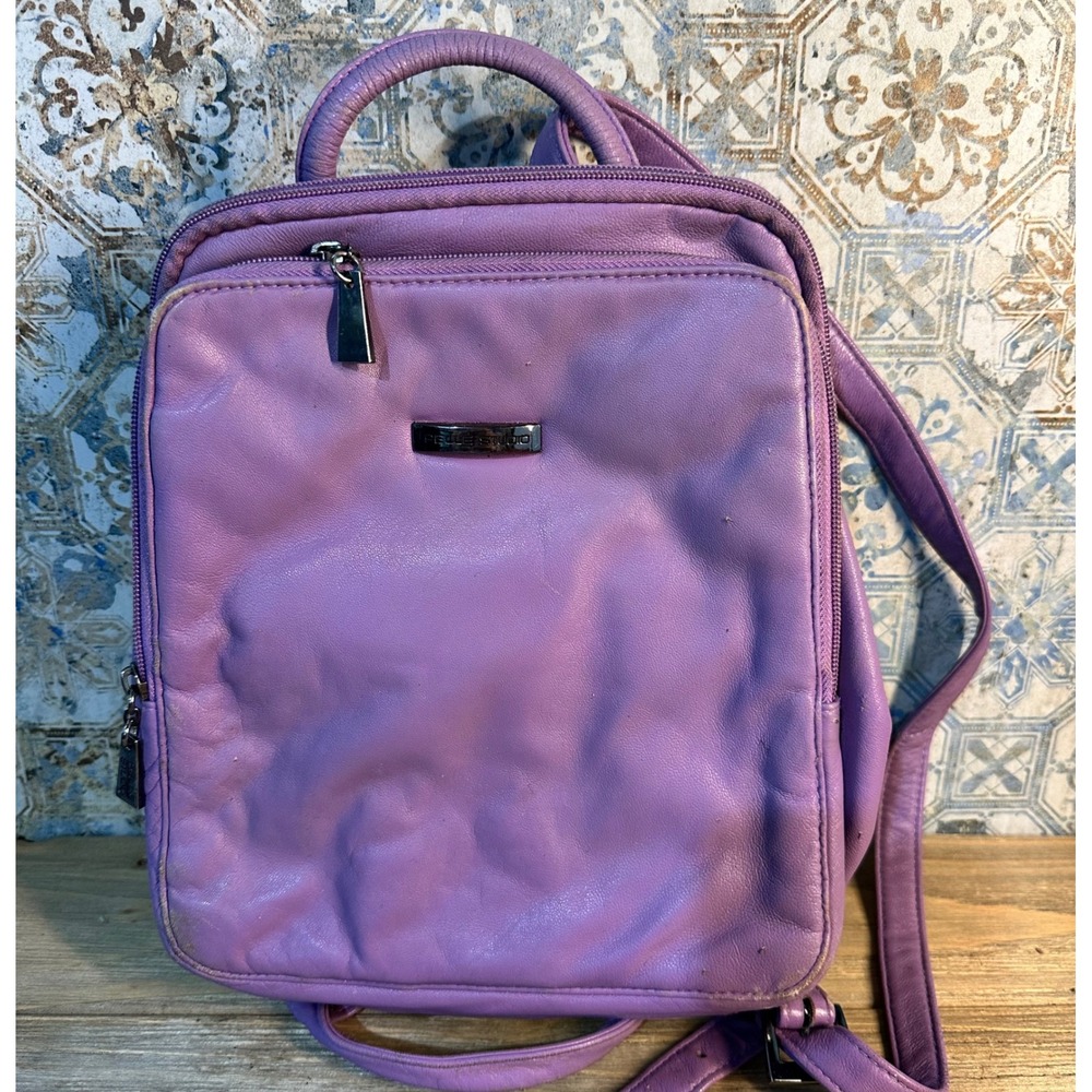 Pelle Studio Wilsons Leather Mini Backpack Womens OS Purple Soft